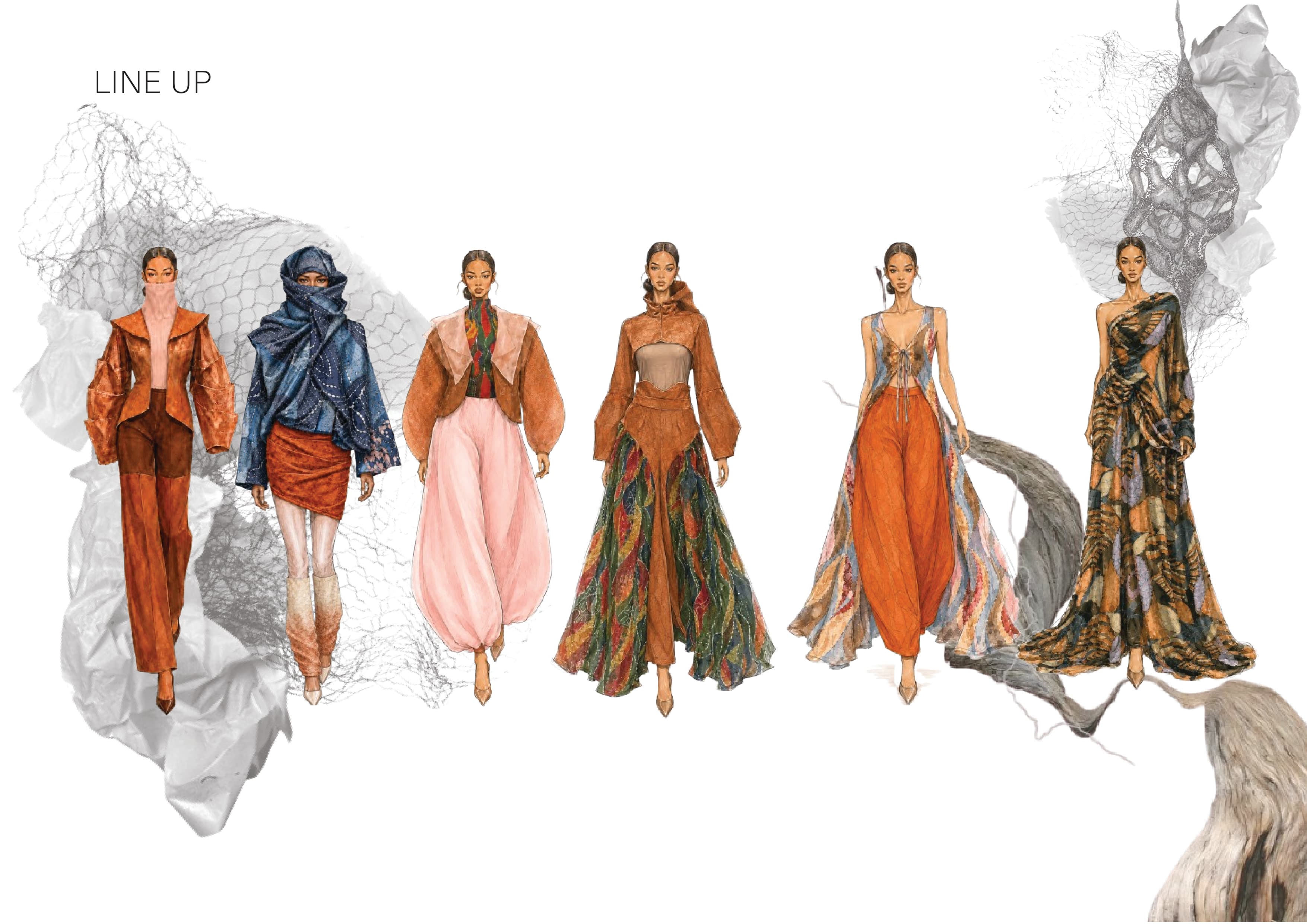 LUMENÉ six look collection lineup